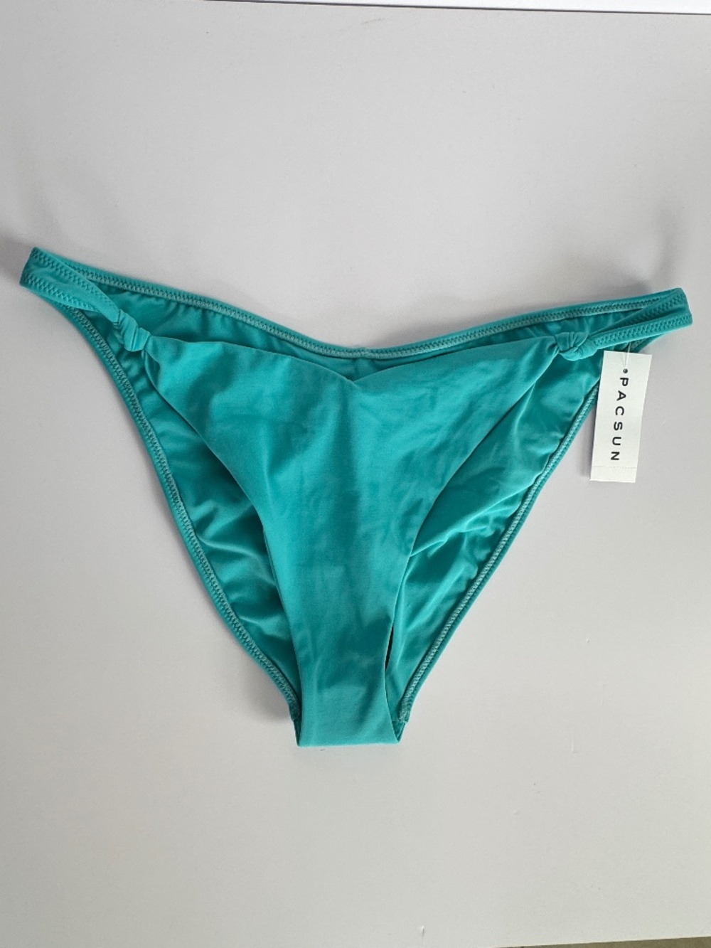 PacSun Aqua High Leg Bikini Bottom Women's XL NWT